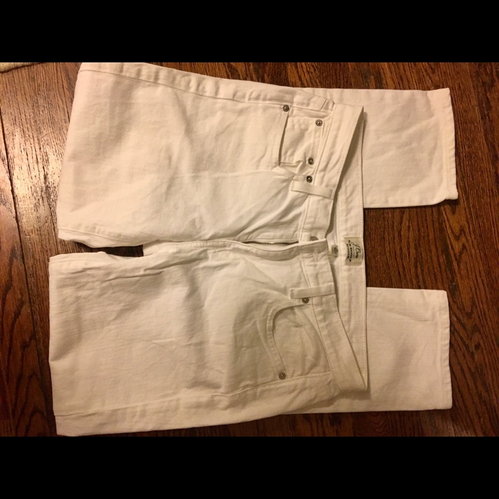 🌸10. JCrew Slim broken-in boyfriend jean in white - Picture 6 of 8
